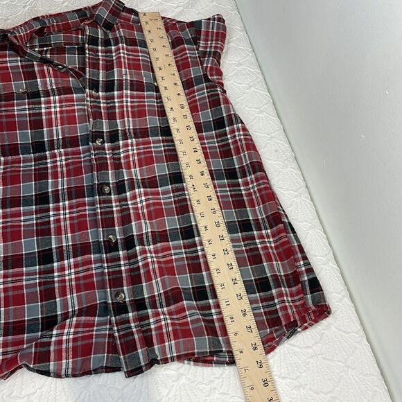 Red Head Brand Co. Men’s Plaid Red Long Sleeve Button Down Flannel Shirt Size XL - Picture 12 of 12